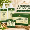 Combo dự trữ lớn dầu gội dược liệu Stable Phuckhang 2 chai 300ml và 50 gói 7.5ml